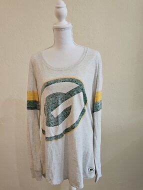 Green Bay Packers Soft Comfy Cozy NFL Football Tee Oversized Sz XXL Baggy